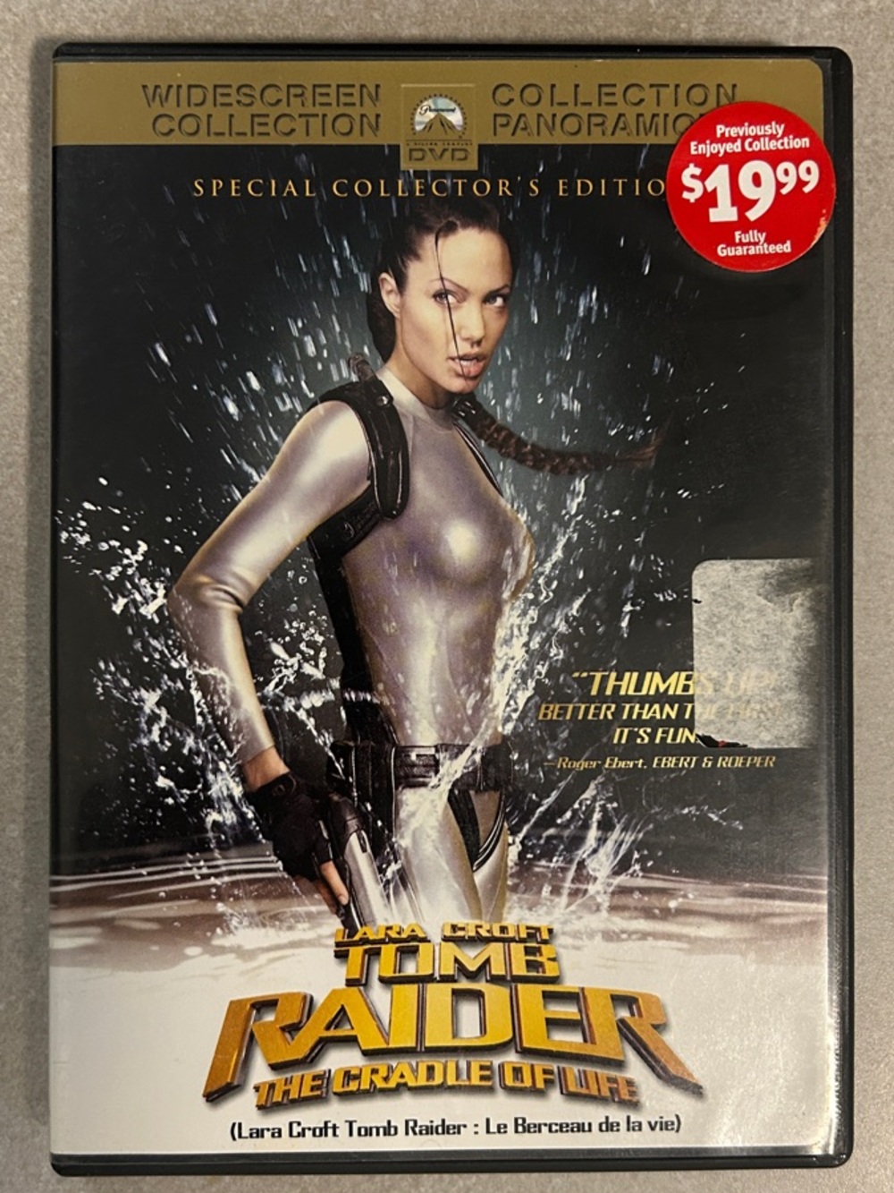 Tomb Raider: The Cradle of Life (Widescreen DVD) - Black